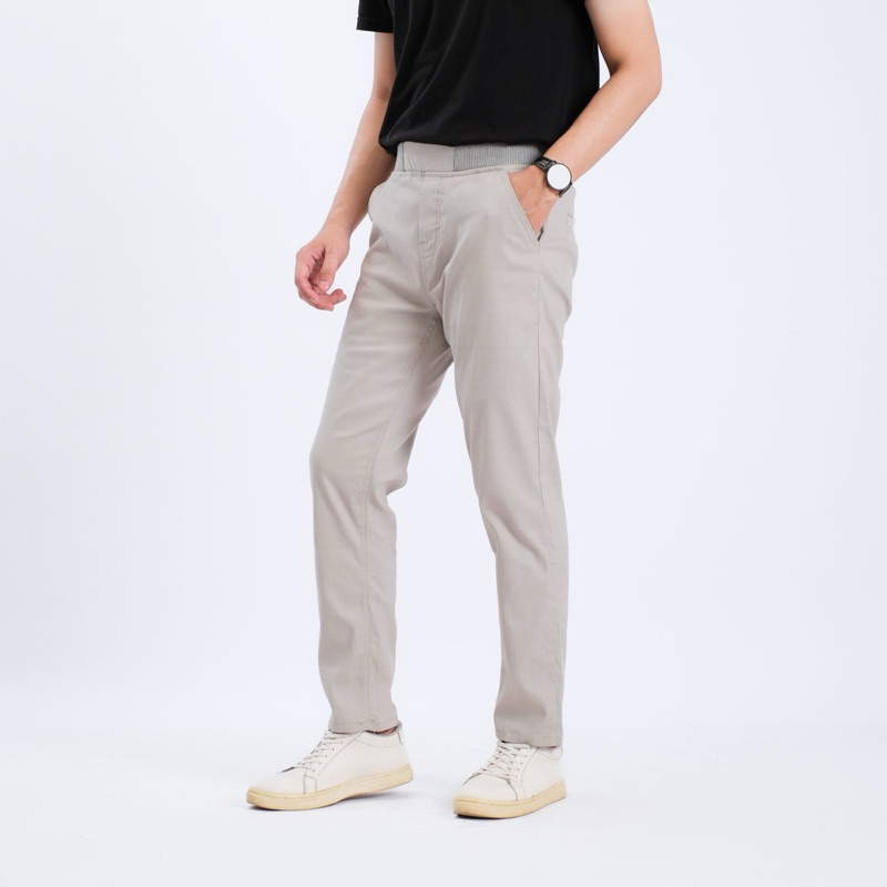 HOT SALE CASTLE CLASH Celana Chino Panjang Pria Original Premium Relaxed Loose Pants Slim Fit