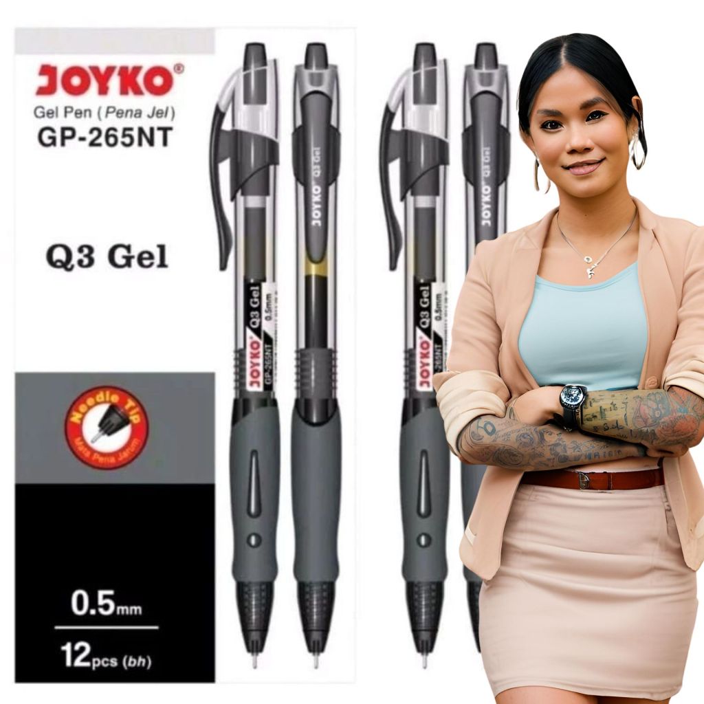

Pulpen pena Gel Q3 Gp-265 NT Pulpen gel Joyko