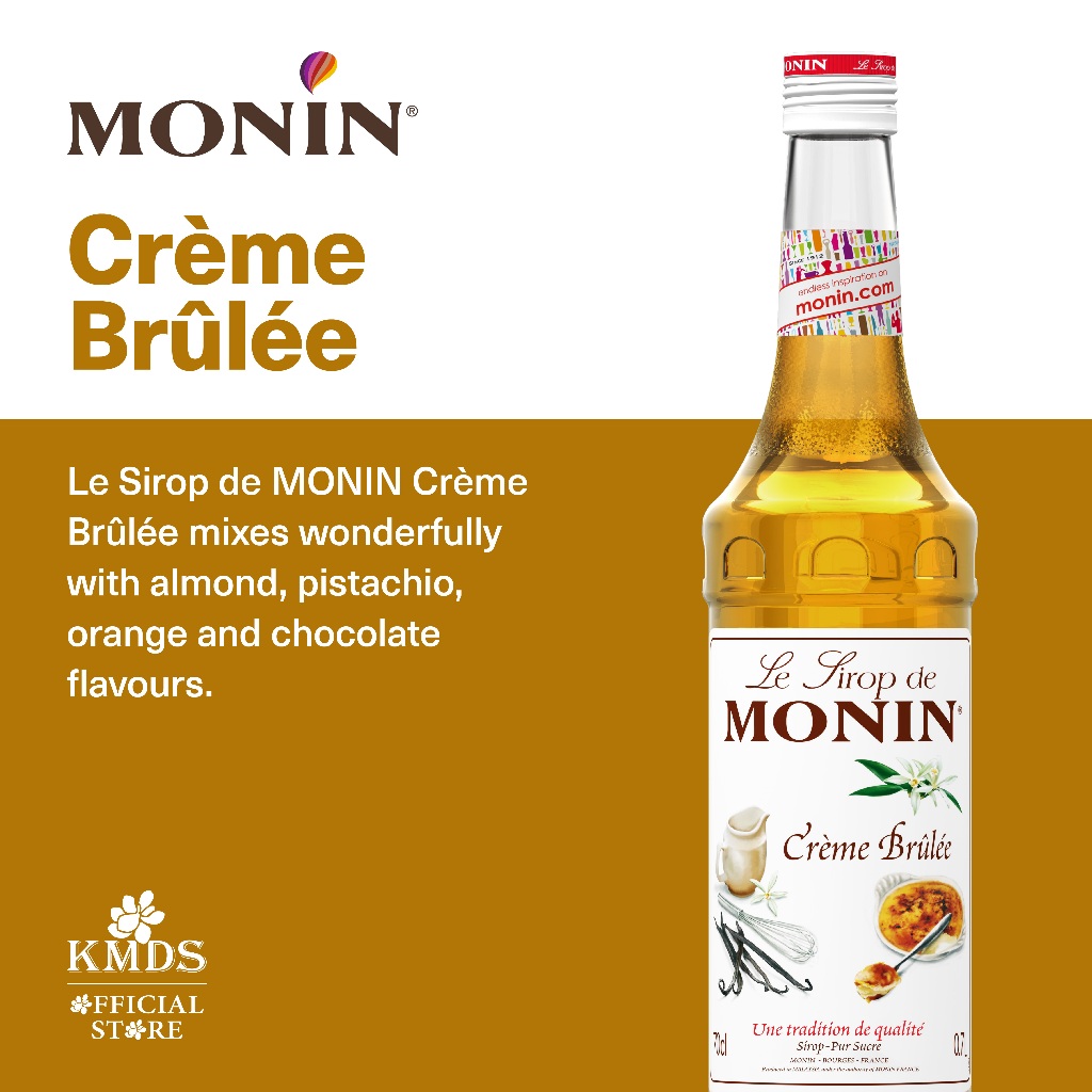 

MONIN Creme Brulee syrup 70 CL 700 ML