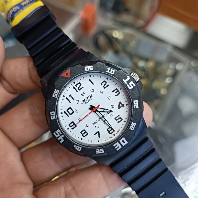 aopol jam tangan pria wanita water resistan bisa pake buat renang jam tangan aopol
