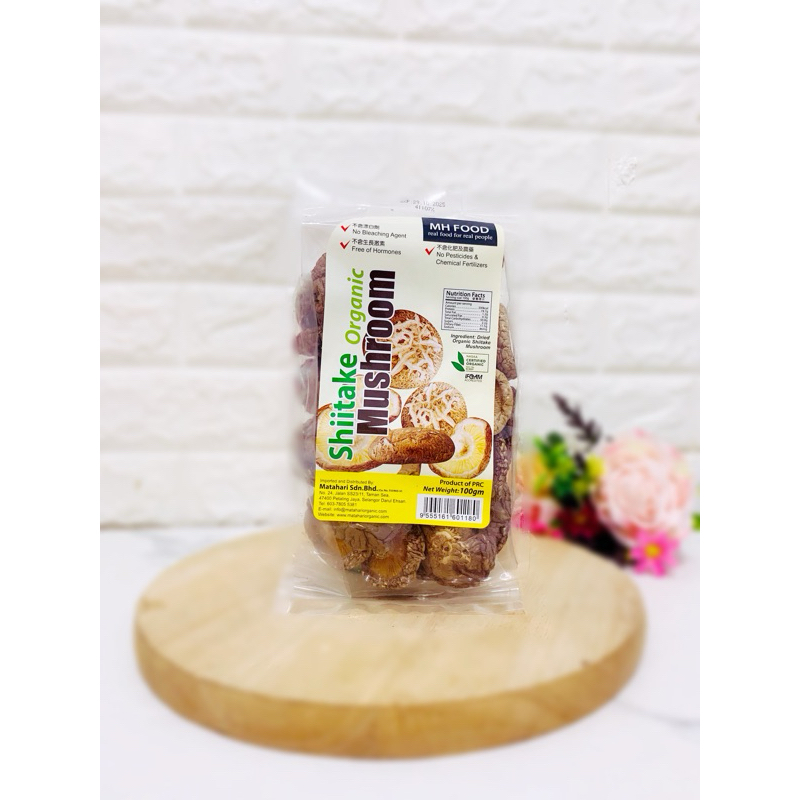 

ORGANIC SHIITAKE MUSHROOM 100GM