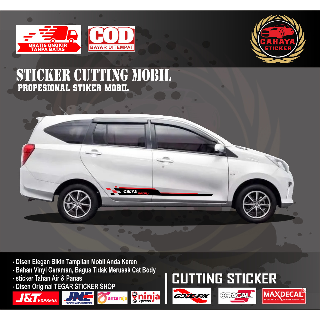 sticker mobil toyota calya sticker lis mobil toyota calya sticker mobil sticker mobil variasi keren