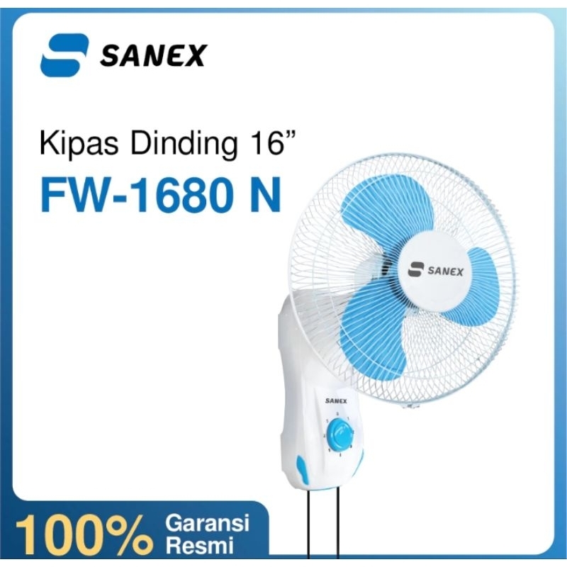 Kipas Angin Sanex Dinding 16 inch FW-1680N FW-1680N / Kipas Angin Dinding Sanex Ukuran 16 inch FW-16