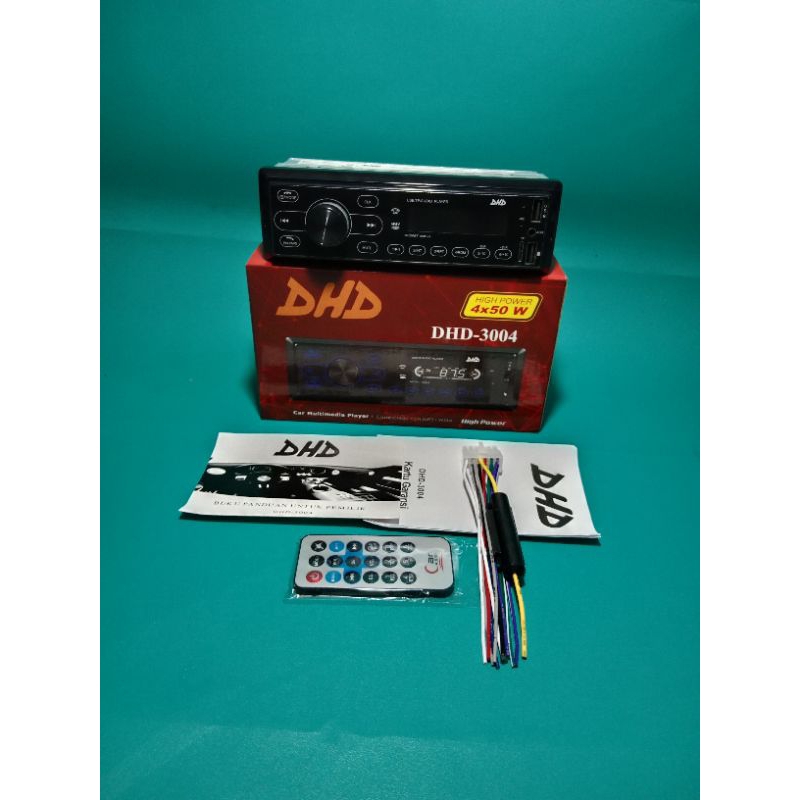 Headunit Tape Mobil Singledin DHD seri DHD-3004 USB Bluetooth