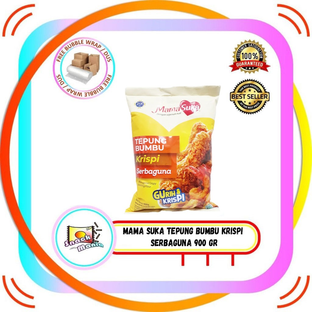 

Mama Suka Tepung Bumbu Krispi Serbaguna ~ 900 gr