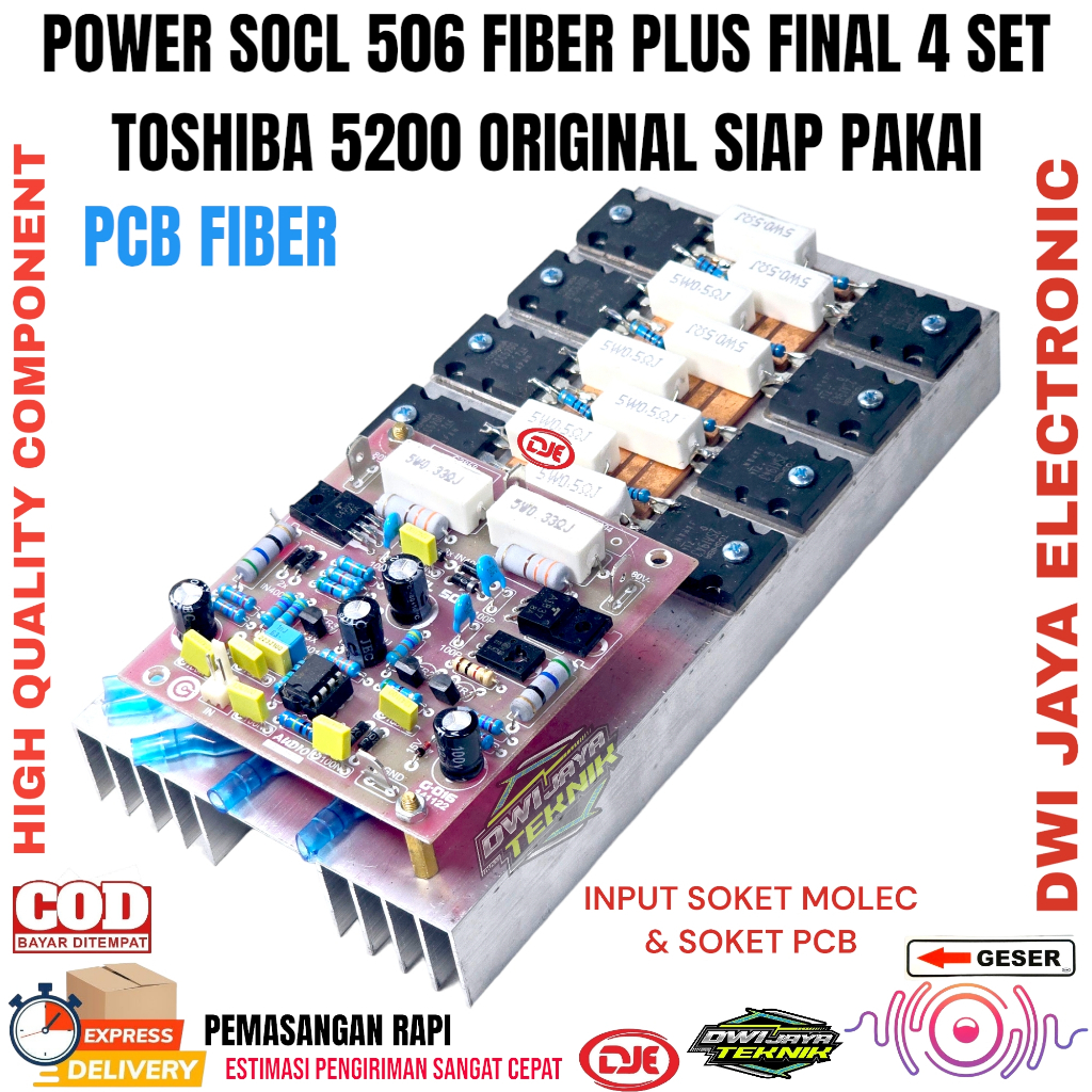 Power SOCL 506 Plus Final Toshiba 5200 4 Set Siap Pakai
