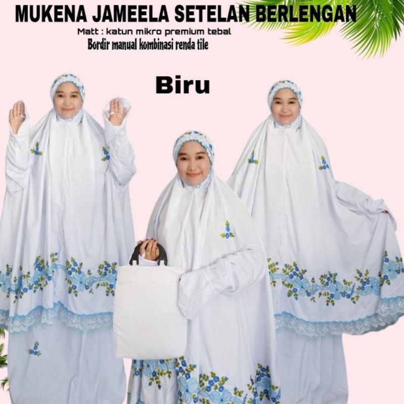 MUKENA JAMEELA/ Mukena haji dan Umroh