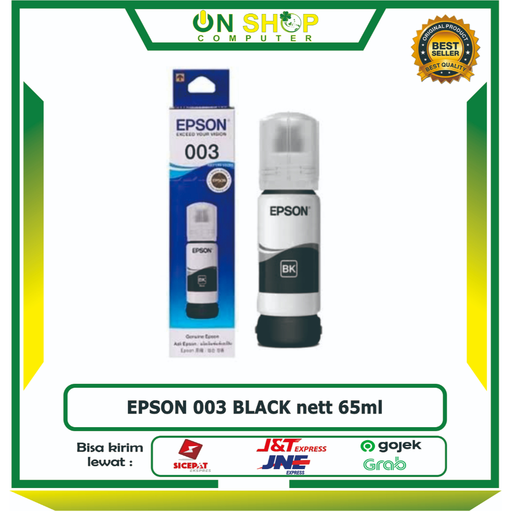 TINTA EPSON 003 BLACK/ Epson 003 L1110 L3110 L3116 L3150 L3156 L5190