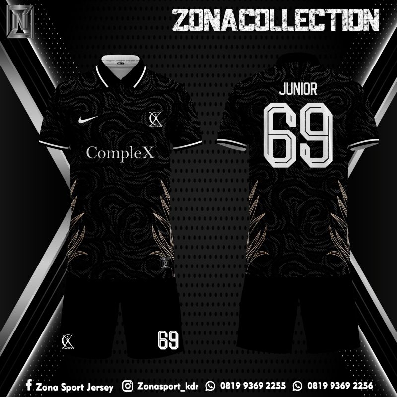 Terbaru Setelan Jersey Bola Voli Badminton Full Printing Bisa Custom