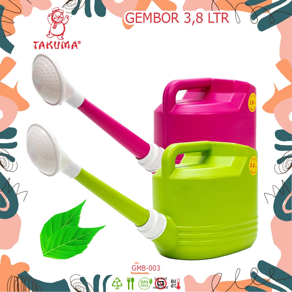 GEMBOR 3.8 LITER / PENYIRAM TANAMAN / WATERING POT 3.8 LITER GMB003