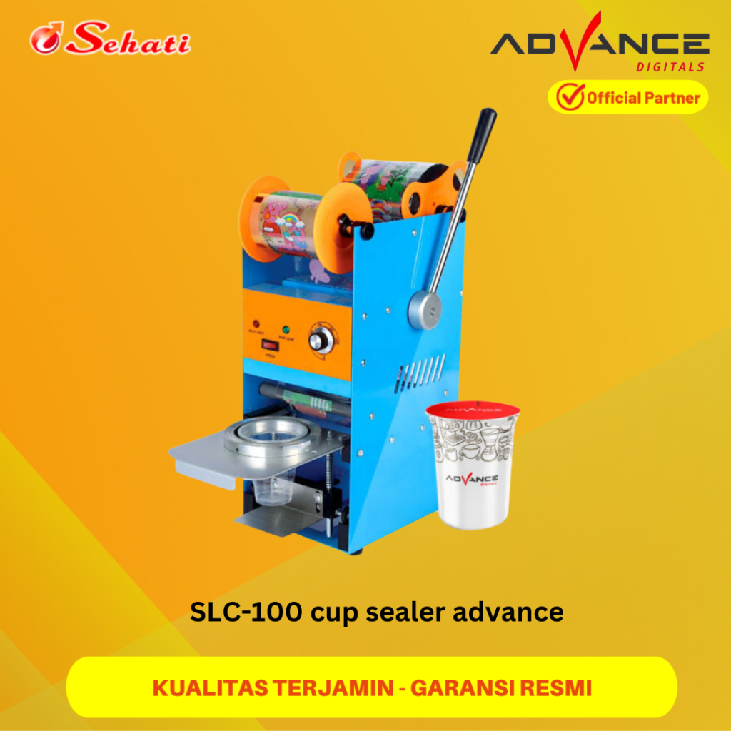 ADVANCE Cup Sealer SLC-100 cup sealer advance 300-500 Gelas / Jam Garansi Resmi Advance