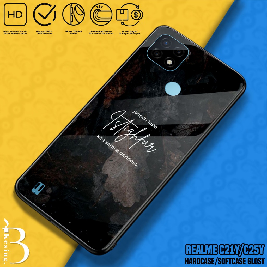 Case Realme C21Y / Realme C25Y - Casing Hp Realme C25Y / Realme C21Y Motif QUOTES - Silikon Hp Realm