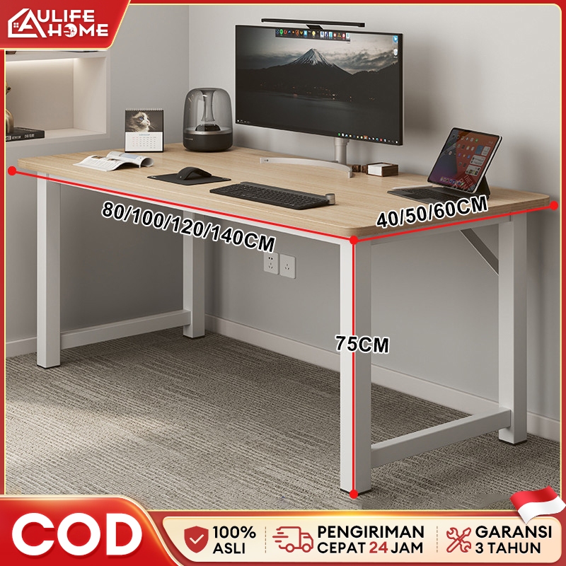 Meja Kerja Minimalis Meja Belajar Aesthetic Meja Kantor Kayu Meja Komputer Sederhana