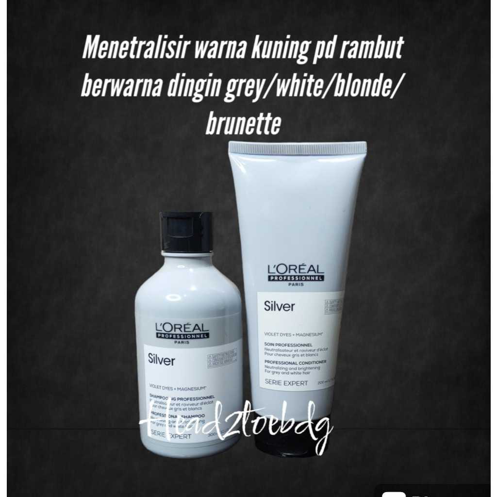 loreal Shampoo dan Condisioner Silver Loreal