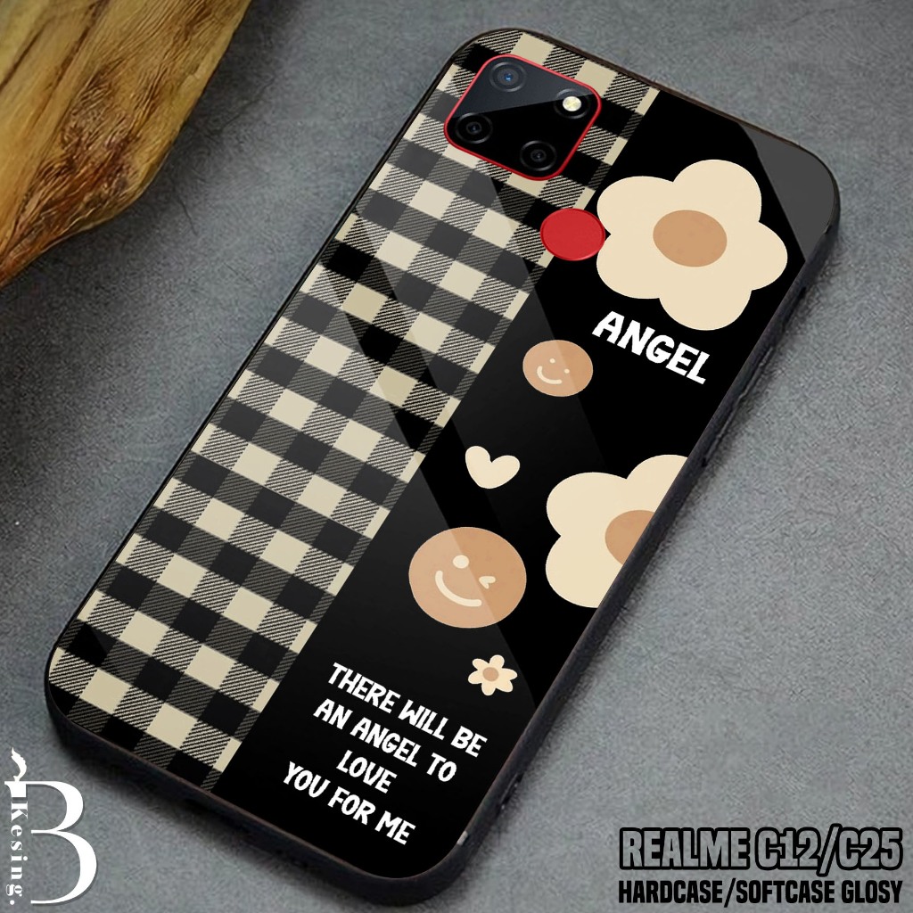 Case Realme C12 / Realme C25 - Casing Hp Realme C25 / Realme C12 Motif BUNGA - Silikon Hp Realme C12
