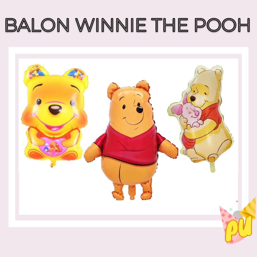 Balon WINNIE THE POOH / Balon Foil Pooh Piglet