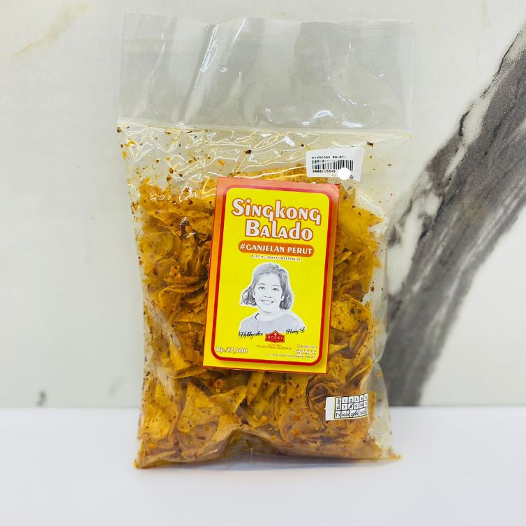 

KERIPIK SINGKONG BALADO/ GANJELAN PERUT/ Rumah Jajan Bu Henny