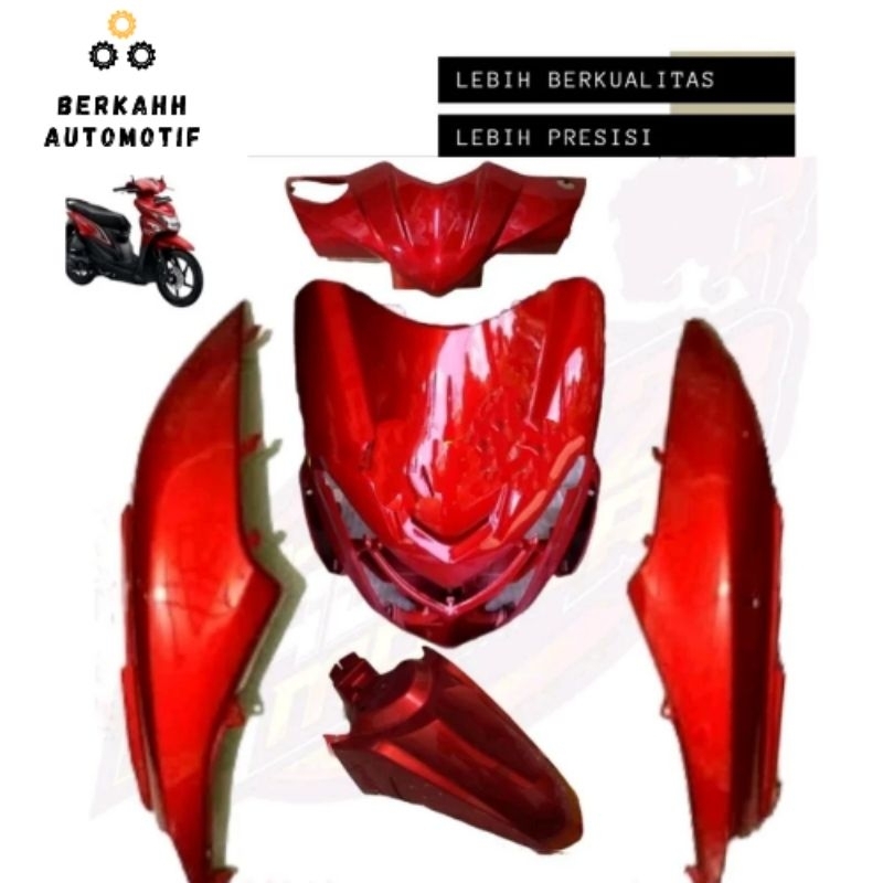 Body Halus Beat Pop Full Set Merah / Bodi Halus Beat Pop Full Set Merah / Full Body Halus Beat Pop M