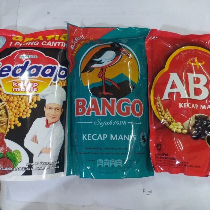 

BANGO SEDAAP KECAP MANIS REFILL 520 ML | ABC KECAP MANIS REFILL 685 GR
