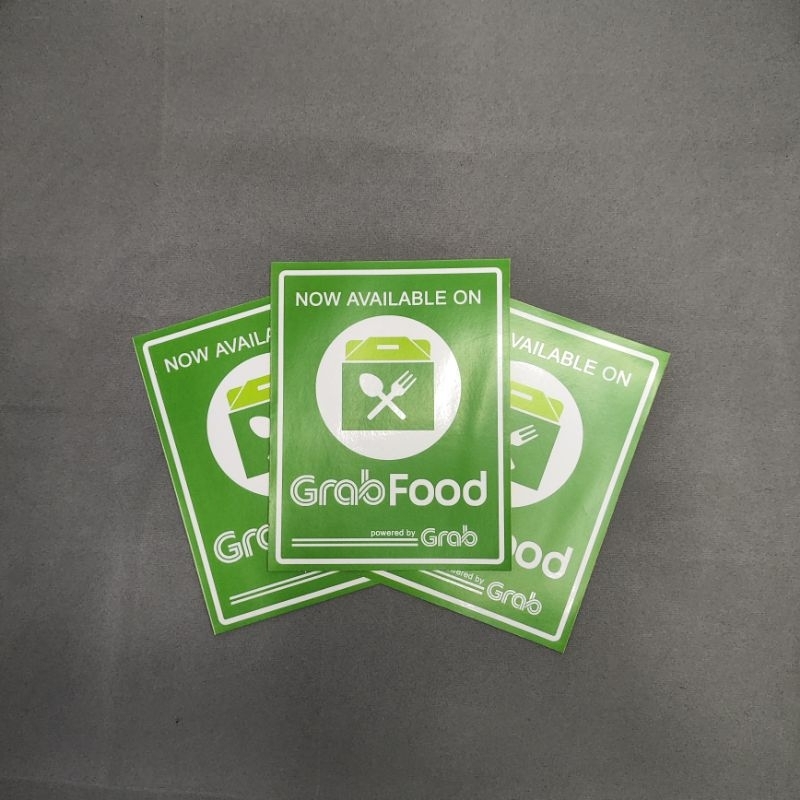 STIKER TANDA LABEL TERSEDIA DI GRABFOOD