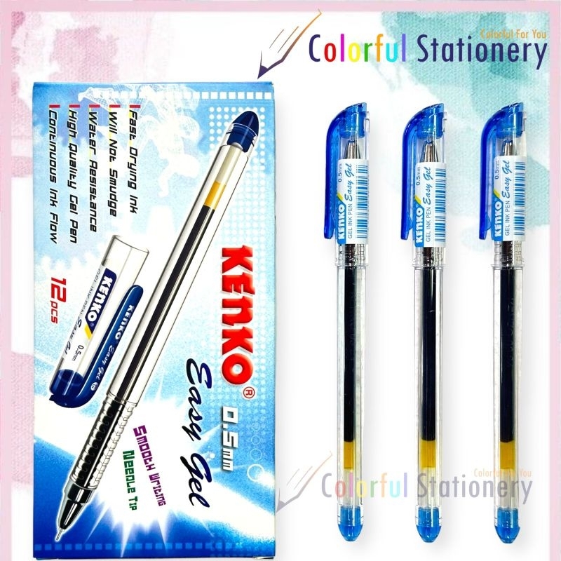 

HJK Pulpen/Ballpoint/Pen Gel Easy Gell (12 Pcs)