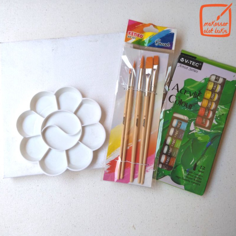 

KODE C92O Paket Melukis cat acrylic