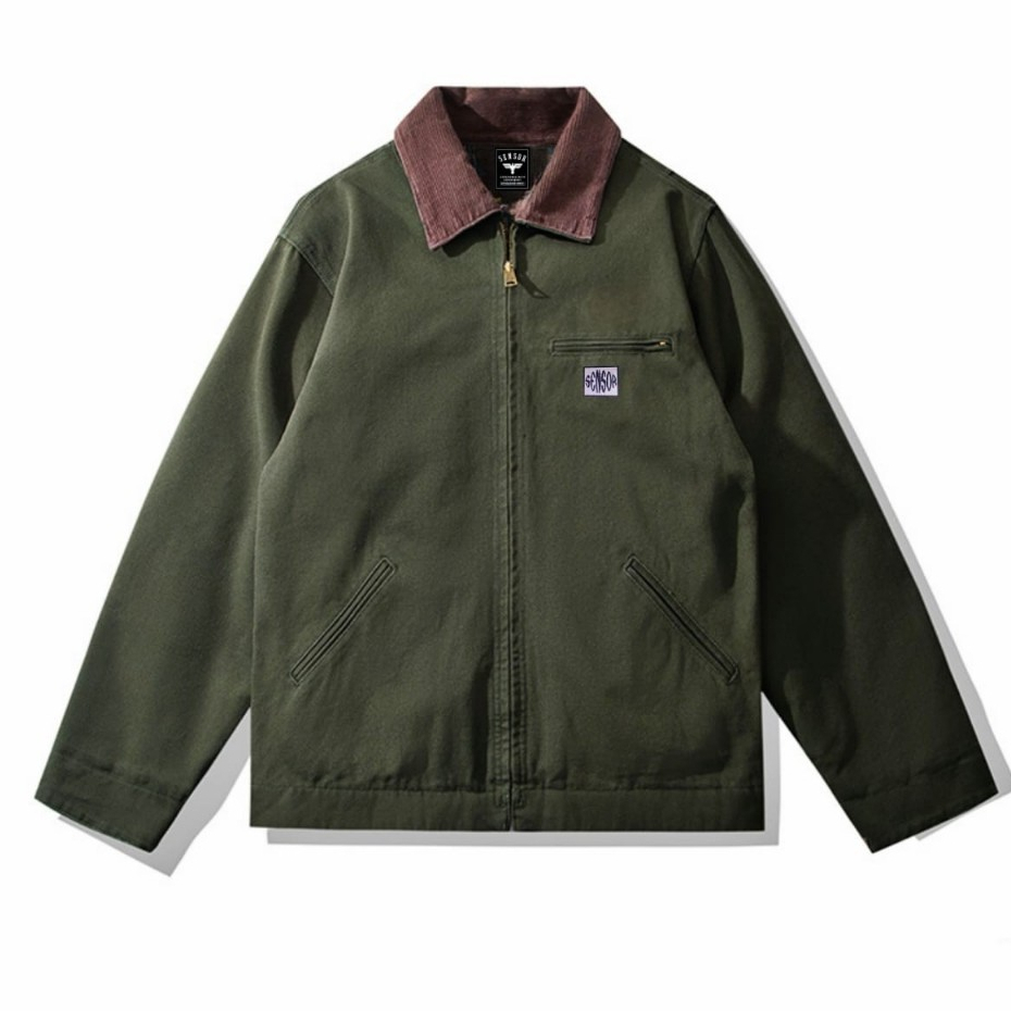 SNSR - Work Jacket Vintage Pria Casual SENSOR / Work Jacket SENSOR Pria Terbaru 2024
