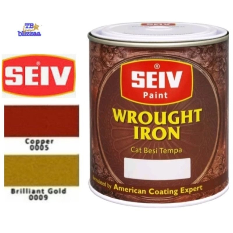 Seiv Wrought Iron Brilliant Gold 009 Seiv Wrought Iron Copper 005 Cat Besi Tempa Emas Tembaga Seiv 1