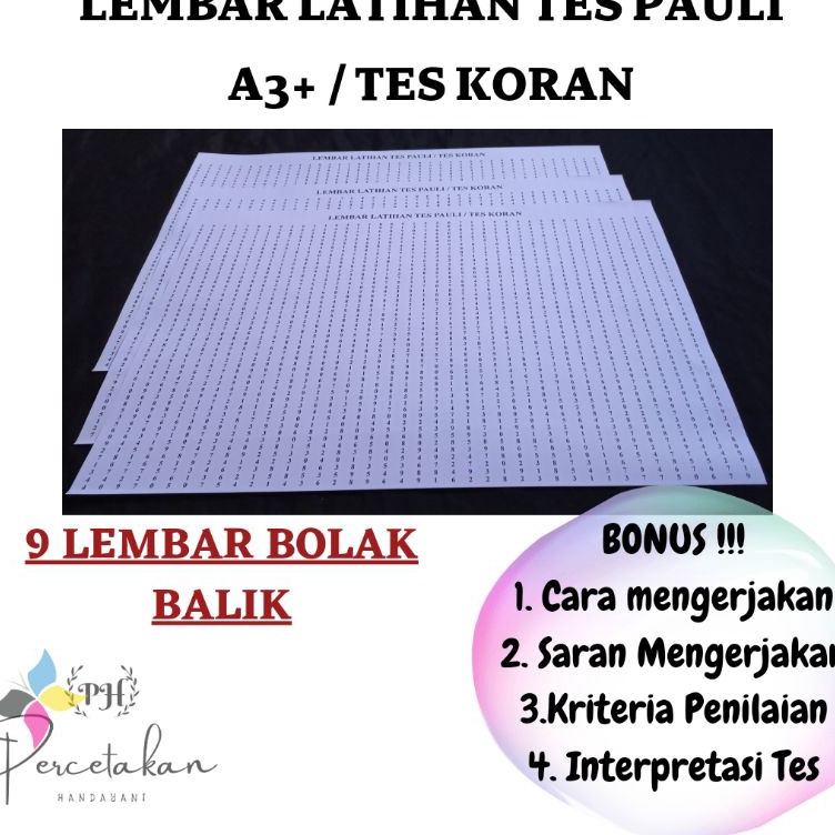 

KODE Q32V TES PAULI A3 TES KORAN TES PSIKOTES Paket C