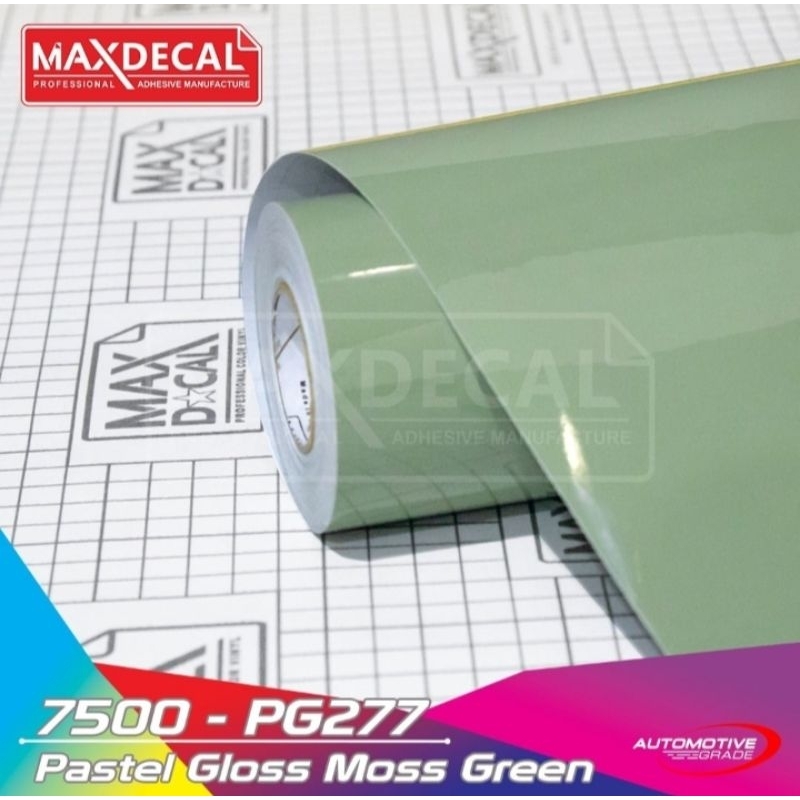 Skotlet Hijau Sage, Hijau Matcha, Sticker Hijau Sage, Hijau Matcha, Mose Green