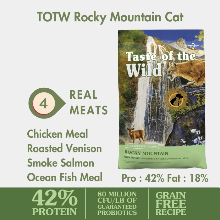 TOTW Taste Of The Wild Rocky Mountain 6,6 Kg (Cat Food)