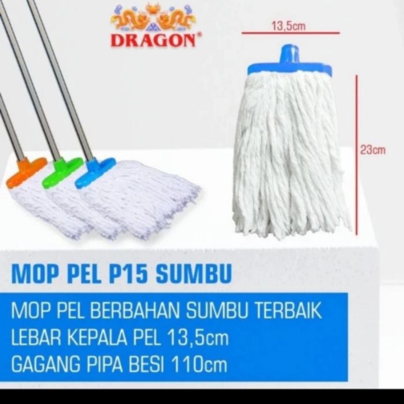 Promo Pel 15 Sumbu Dragon, Pel Dragon Pel Sumbu, Pel Lantai, Pelan, Pel Kelas, Kain Pel., Lap Pel Pb