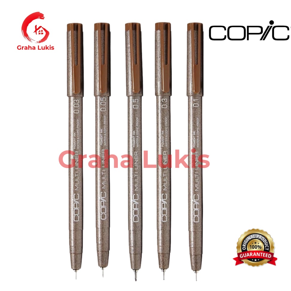 

KODE J7Z6 Copic Multiliner Sepia ukuran 3 5 Drawing pen Copic Sepia