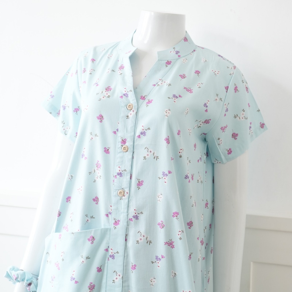 MODEL E ABELA BLUE Homedress Daster Asma daily wear Asma dailywear Asmadailywear