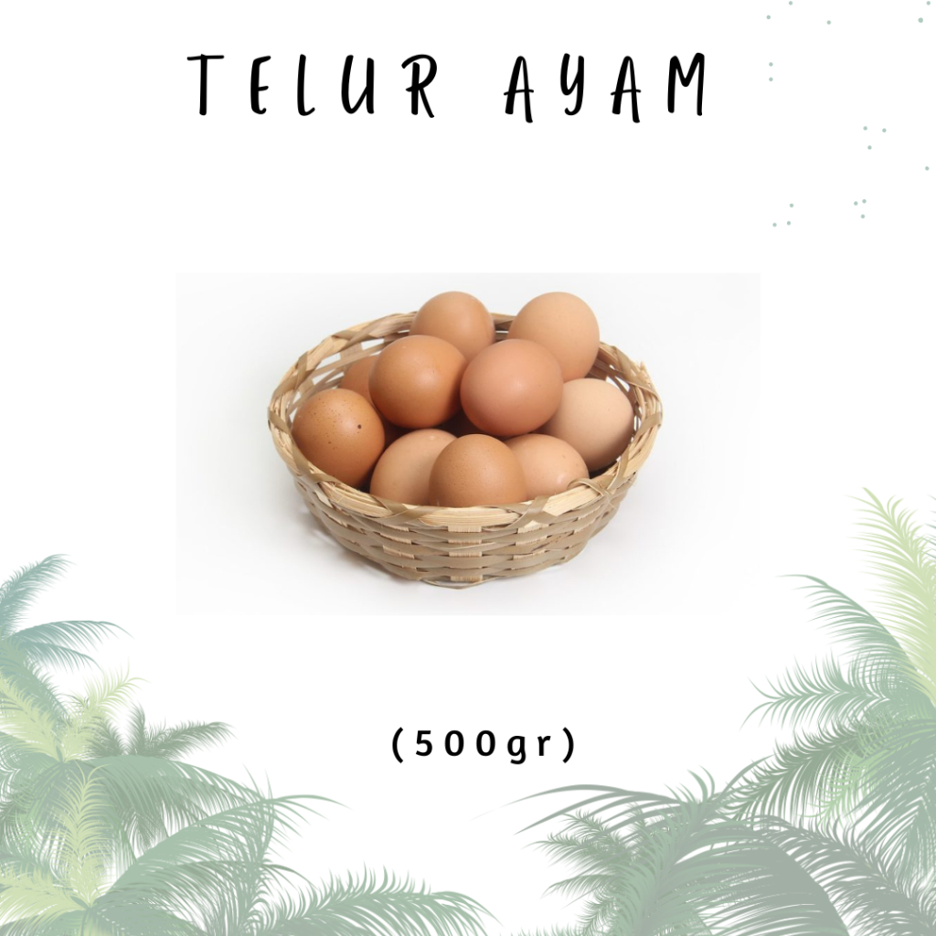 

Telur Ayam (500gr) Termurah Grosir (Khusus INSTAN /GRAB INSTAN / GOSEND)