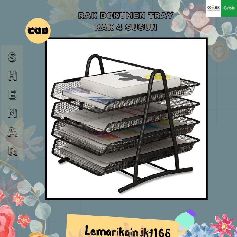 

KODE D7Q7 2KG DOCUMENT TRAY 4 SUSUN RAK DOKUMEN 4 TINGKAT FILE DOCUMENT TRAY WADAH DOCUMEN 4 SUSUN Rak Dokumen Kertas Elevated Letter Tray 4 Susun BesiRak File mejarak file kertas A4