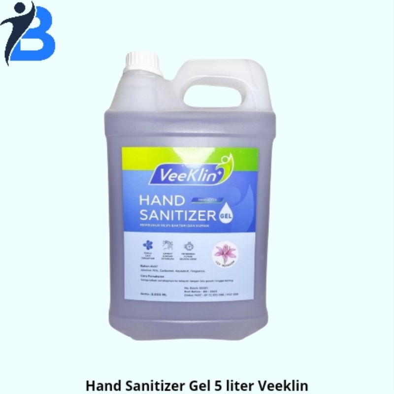 Hand Sanitizer Gel 5 liter Veeklin