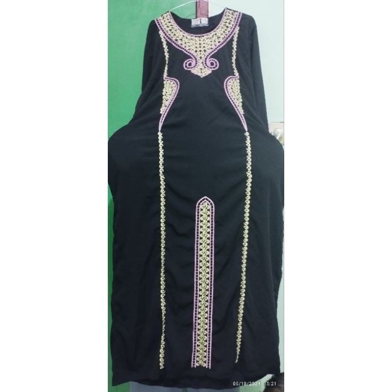 Preloved Gamis Abaya Hitam Made in Arab Brand Bint Al Madinah