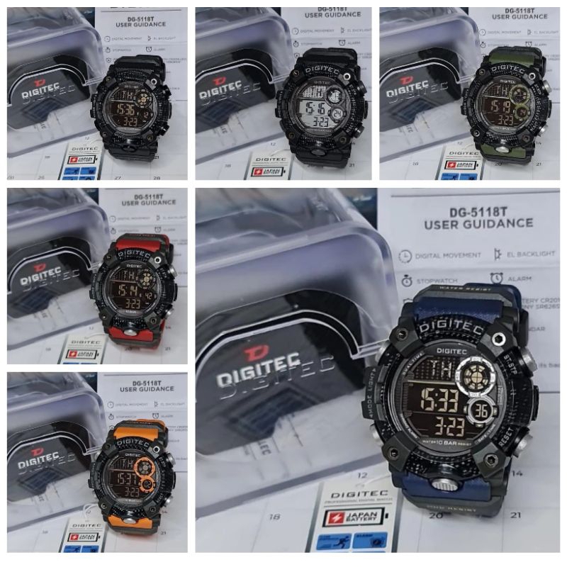 JAM TANGAN PRIA ORIGINAL DIGITEC 5118/ DIGITEC 5118 ORIGINAL
