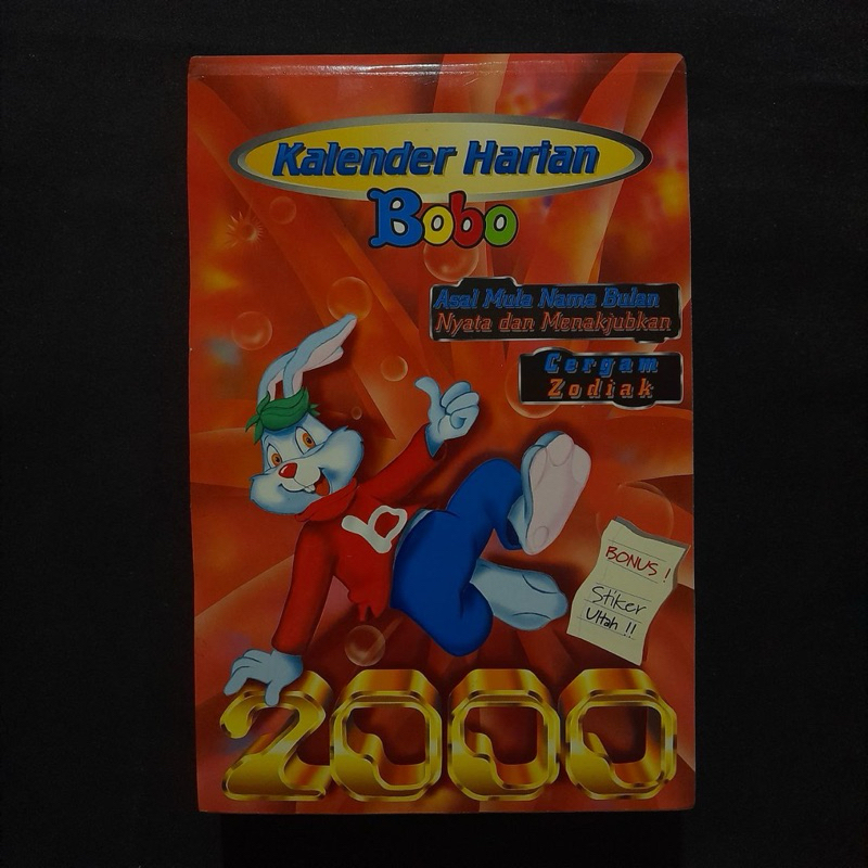 Kalender Harian Bobo Tahun 2000 Original