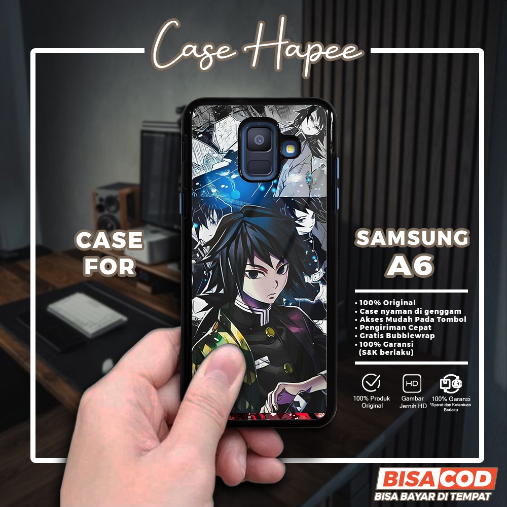 Case Samsung A6 Casing Samsung A6 [DMSL] Casehapee Case Glossy Case Aesthetic Custom Case Premium So