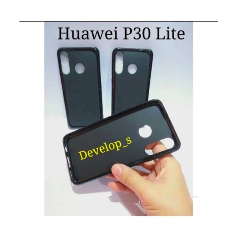 SoftCase Silicon Huawei P30Lite P20Lite P9Lite / P30 Lite P20 Lite Tpu Hitam Case Casing Silikon