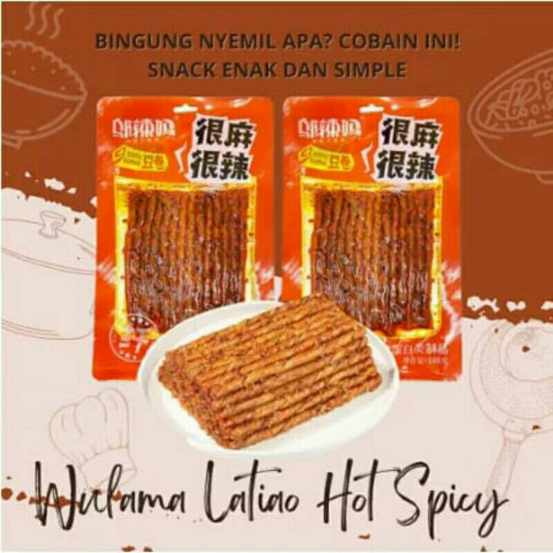 (HALAL) Latiao Wulama Snack Cina Halal