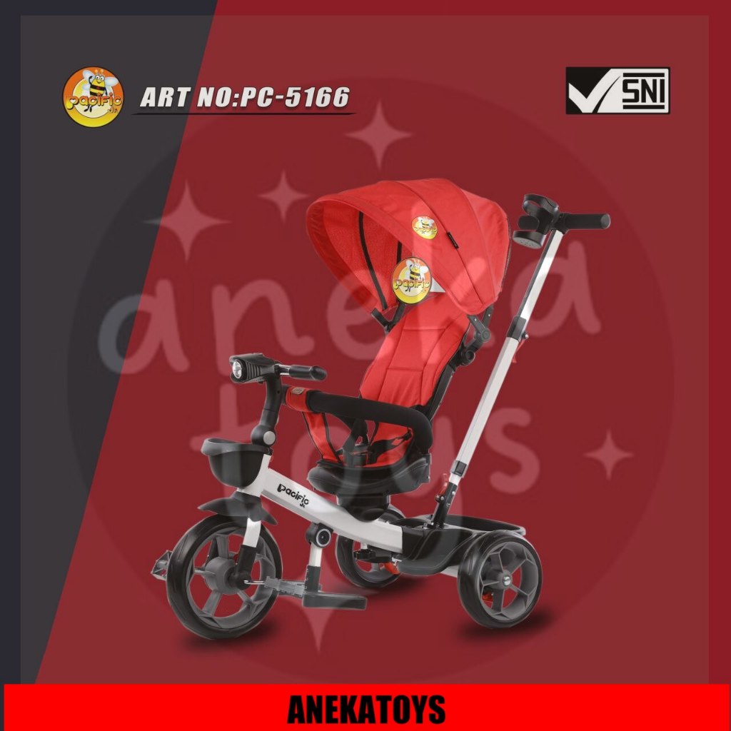 Sepeda Roda Tiga Anak Pacific PC5166 Stang Bisa Disesuaikan