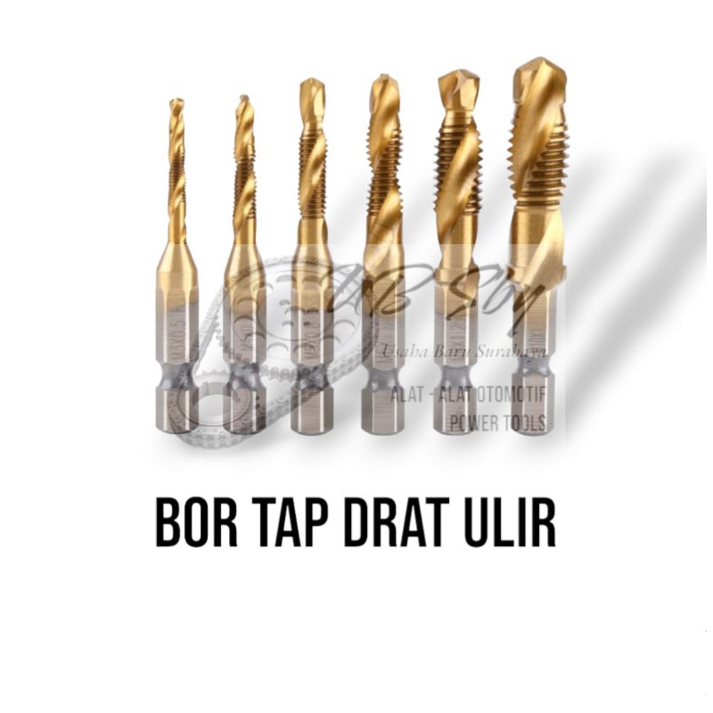 Bor Tap Ulir Set 6pcs