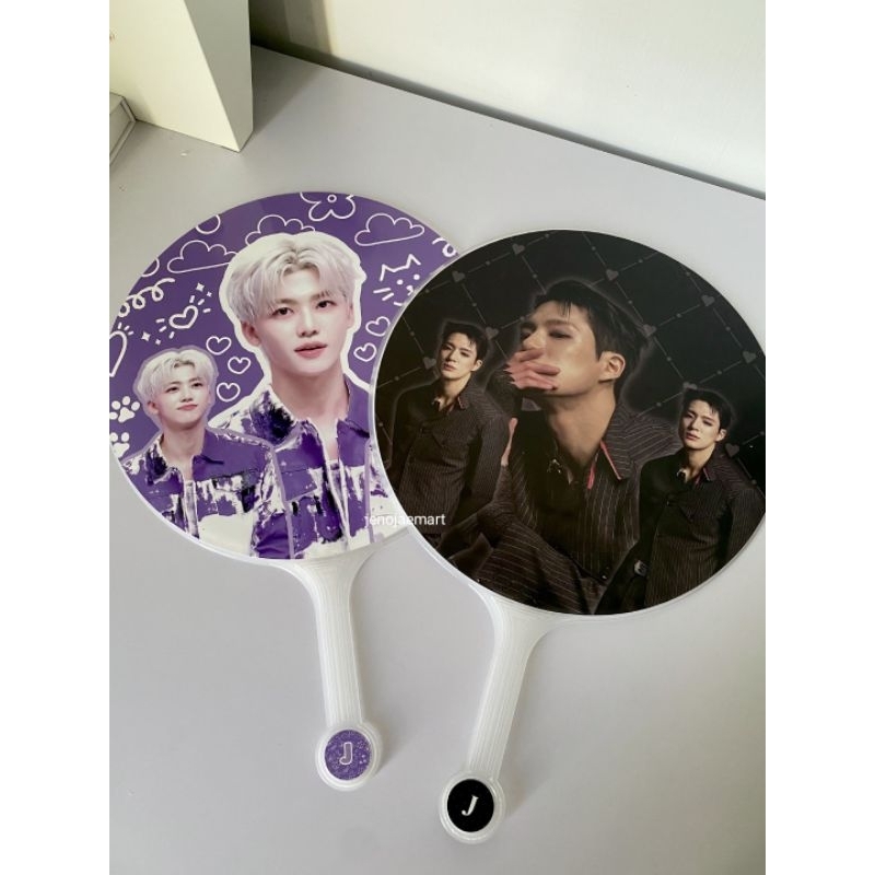 [Fanmade] uchiwa / handfan Jeno Jaemin diameter 30cm - kipas kerang 20cm