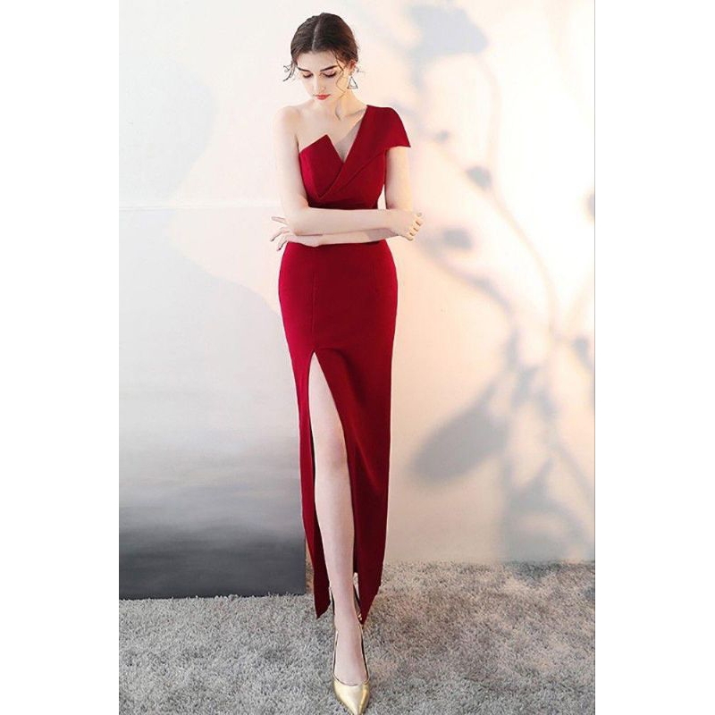 Lilya One Shoulder Dress Party Dress Bridesmaid Dress Prewedd Dress