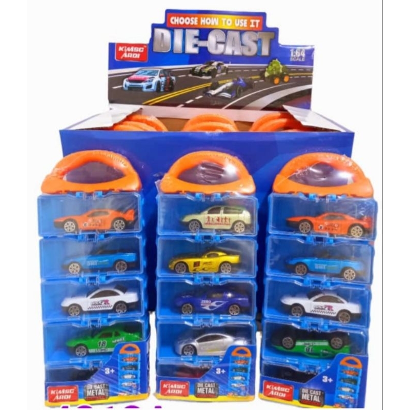 (FREE BOX) HOTWHEEL ISI 5 DIECAST MOBIL MINIATUR MOBIL