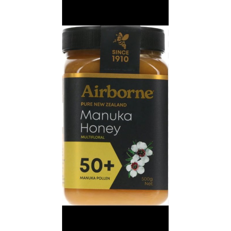 

Airborne Pure NZ Manuka Honey Multifloral 50+ Manuka Pollen 500gr