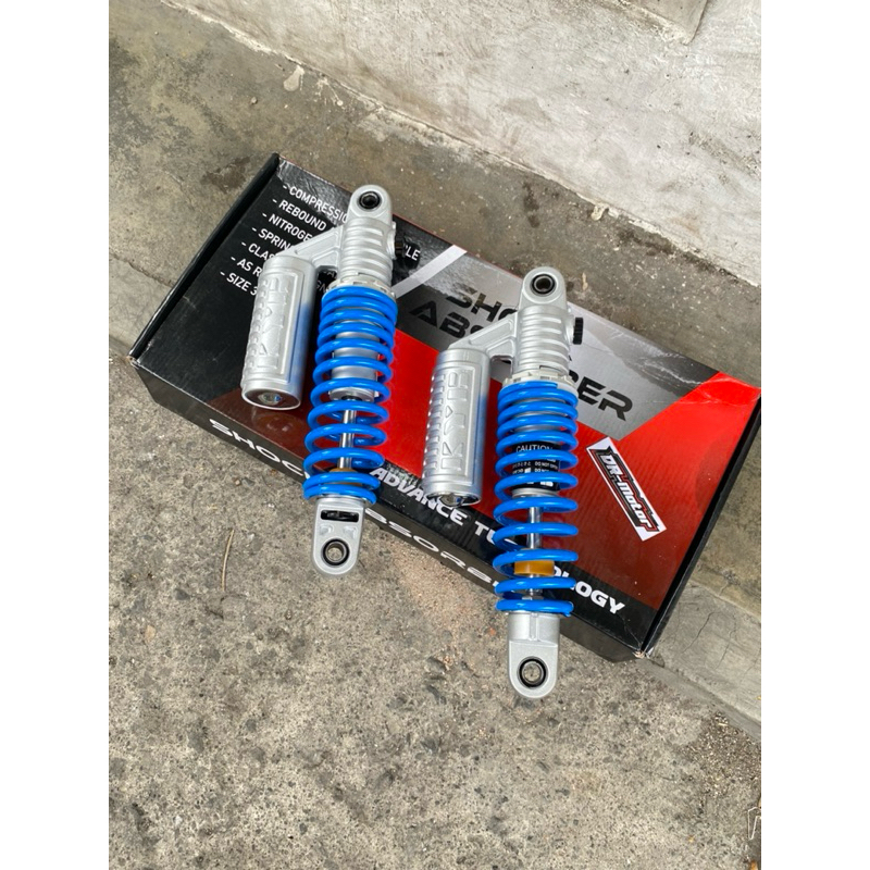 Shock belakang tabung kyb doubel klik fungsi ukuran 32 biru merah